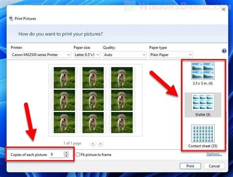 How To Print Multiple Photos On One Page In Windows Picture