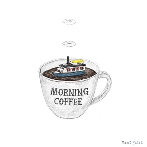 morning coffee illustration gif | WiffleGif