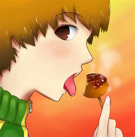Chie Eating Takoyaki By Fanibani Hentai Foundry
