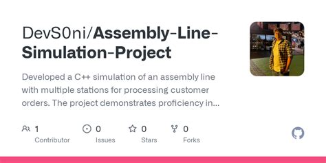 GitHub - DevS0ni/Assembly-Line-Simulation-Project: Developed a C++ ...