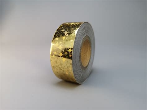 Holo Star Gold M Deco Tape