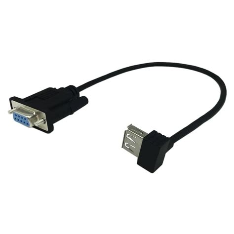 Tanio USB 2 0 A żeński na RS232 DB9 żeński szeregowy sklep