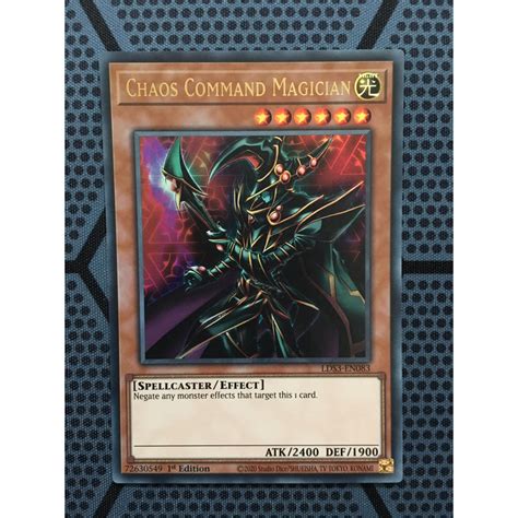 Bài Yugioh Chaos Command Magician Lds3 En083 Ultra Rare 1st Edition Shopee Việt Nam