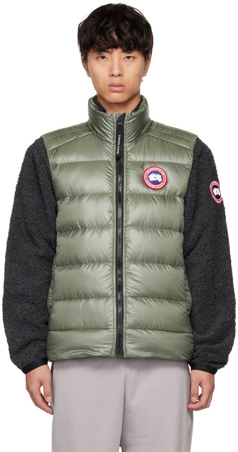 Canada Goose: Green Crofton Down Vest | SSENSE Canada