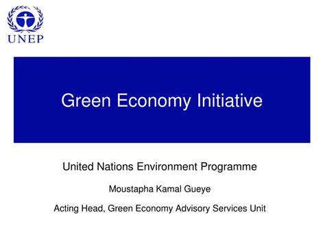 Ppt Green Economy Initiative Powerpoint Presentation Free Download