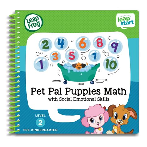 Leapfrog Leapstart Pet Pal Puppies Math Pre Kindergarten Activity Book