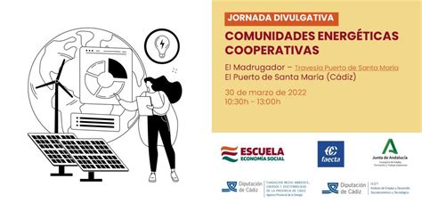 Jornada Comunidades Energéticas Cooperativas Cádiz Escuela De