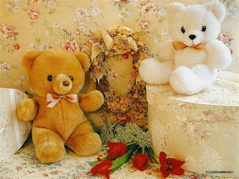 Lovely And Beautiful Teddy Bear Wallpapers Allfreshwallpaper Love