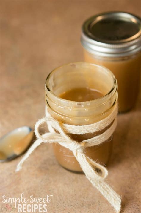 Homemade Caramel Sauce Simple Sweet Recipes