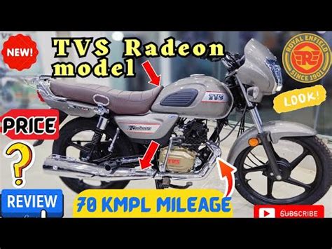 New Tvs Radeon E Model Best Mileage Bike Tvs New Bike Radeon