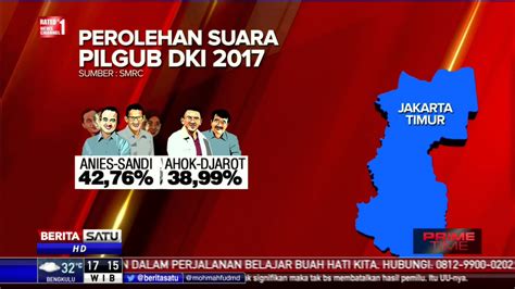 Perolehan Suara Pilkada Dki 2021 Newstempo