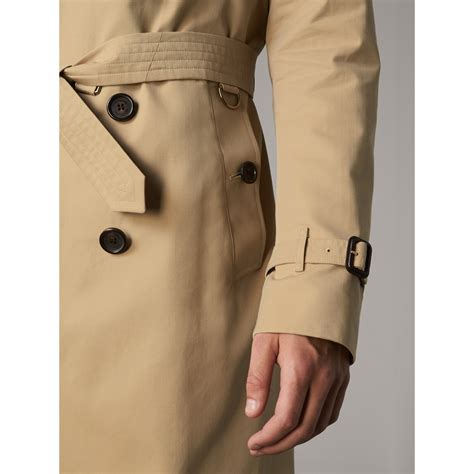 The Kensington Long Trench Coat In Honey Men Burberry United Kingdom