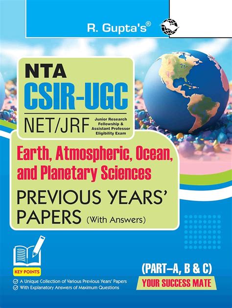 Buy Csir Ugc Net Jrf Earth Atmospheric Ocean And Planetary Sciences