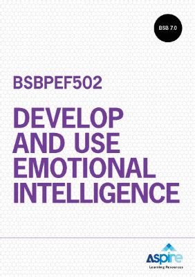 Aspire Learning BSBPEF502 Develop And Use Emotional Intelligence EBooks