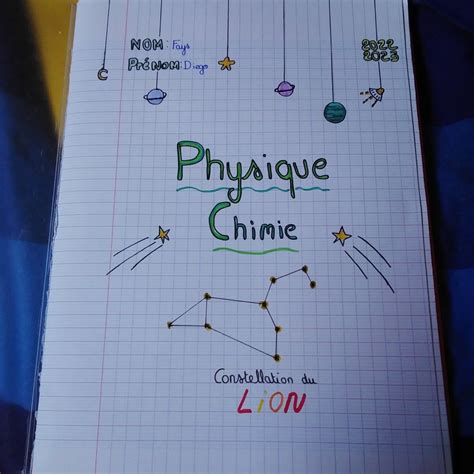 Page De Garde Physique Chimie En 2022 Physique Chimie Chimie Page ...