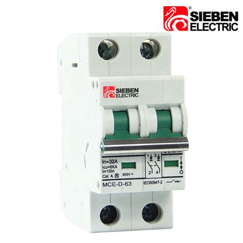 DC PV Miniature Circuit Breaker MCE D Series Sieben Group Co Ltd