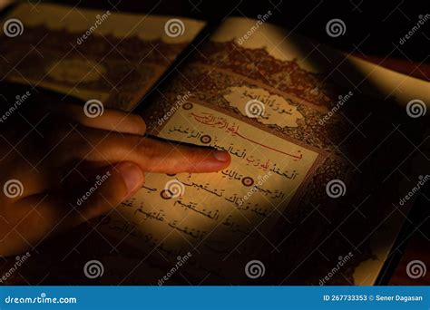 Islamic Photo The Holy Quran Or Kuran I Kerim On The Lectern In A