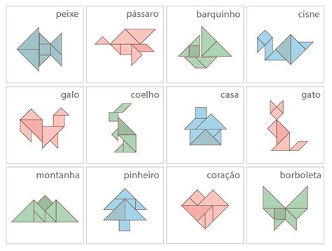 Desenhos Feitos Com Tangram
