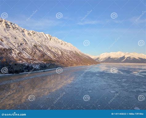 Chugach Mountains of Alaska Stock Image - Image of scenic, glaciers ...