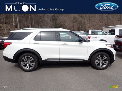 2020 Star White Metallic Tri Coat Ford Explorer Platinum 4WD 137516314