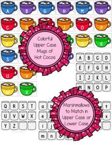 Hot Chocolate Alphabet Match Made By Teachers
