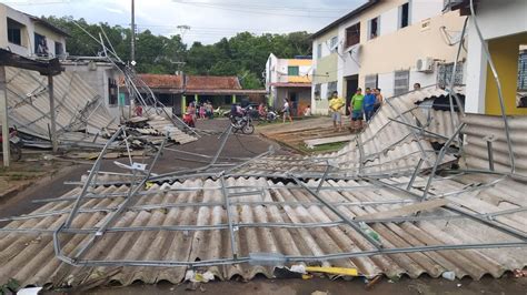 Vendaval Causa Destrui O Em Manacapuru No Am Amazonas G