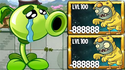 Pvz 2 Challenge Every Plant Level 100 Vs Super Easter Imp Zombie 1 Million Hp Youtube