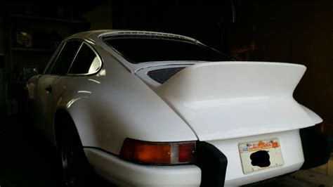 73 911 Tv White Wide Body Porsche Duck Tail German Imported Carb