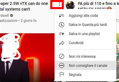 Come Bloccare Un Canale Youtube Nascondere Video