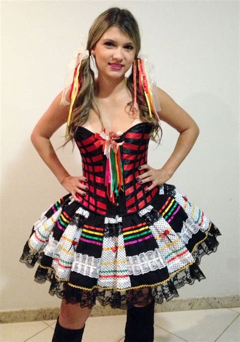 Caipiras Adulto Yang Festas E Fantasias Vestido Festa Junina