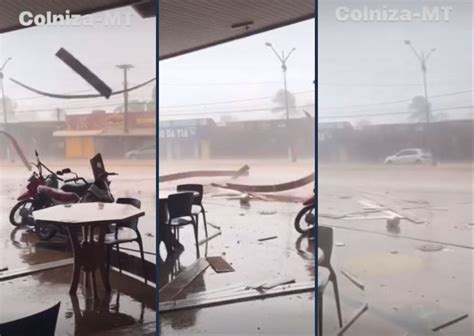 Chuva E Ventania Assustam Moradores No Interior De Mt Reportermt