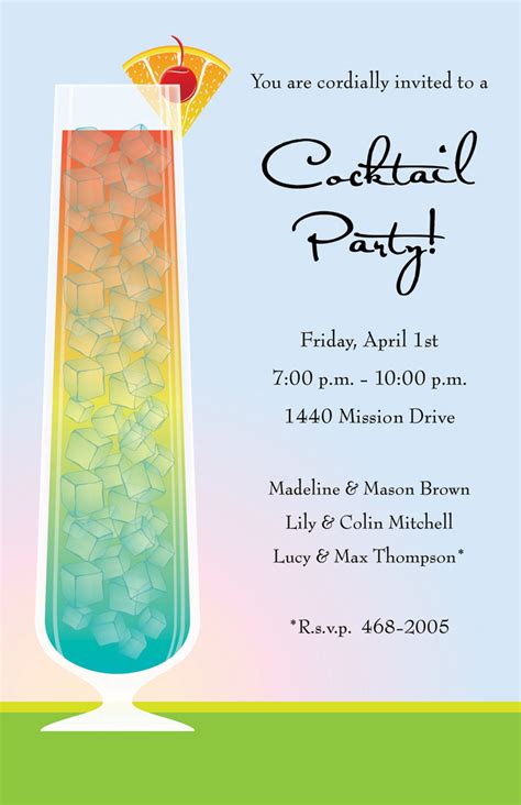 Cocktail Party Invitation