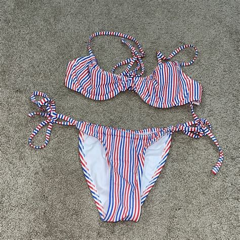 Red White Blue Bikini Gem