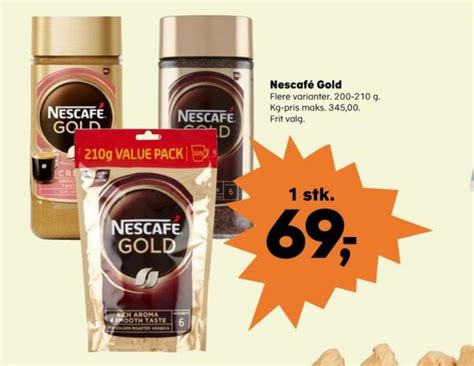 Nescafe Gold Crema Instant Kaffe Kvickly December 2022 Alle Tilbudsavis