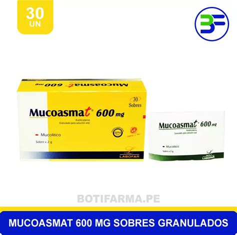 Mucoasmat Granulado Solución Oral Botifarma SJL