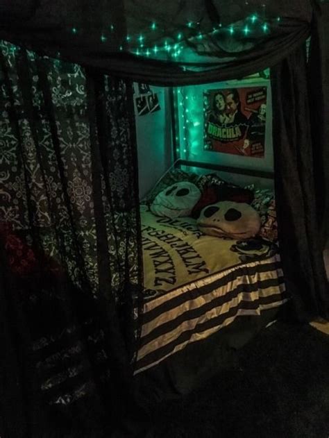 Pin On My Bedroom Ideas In 2024 Halloween Bedroom Decor Halloween