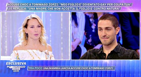 Barbara D Urso Difende Tommaso Zorzi Accusato Da Una Madre Di Aver Fatto Diventare Il Figlio Gay