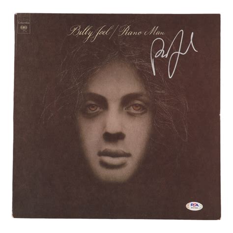 Billy Joel Signed "Piano Man" Vinyl Record Album Cover (PSA) | Pristine ...