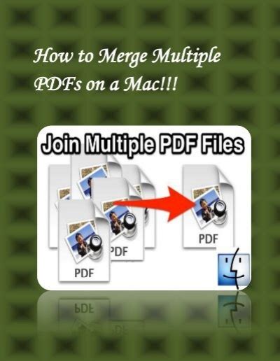 How To Merge Multiple Pdfs On A Mac