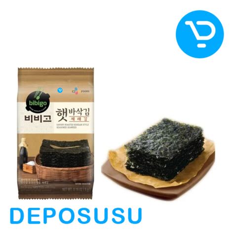 Jual Cj Bibigo Seasoned Seaweed Gim Gr Isi Lembar Rumput Laut Nori