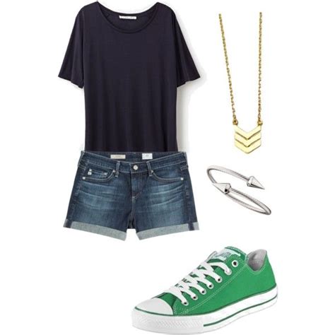 Green converse outfit | Outfits with converse, Fashion, Green converse ...