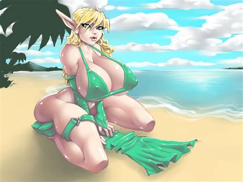 Beach Side Bikini Lumiere By Xxxbattery Hentai Foundry