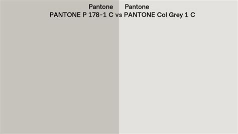 Pantone P 178 1 C Vs Pantone Col Grey 1 C Side By Side Comparison