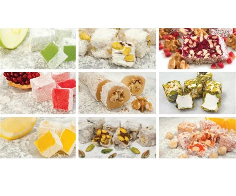 Turkish Delight Lokum Turkish Sweets Halal Sweets Candy With Flavours ...