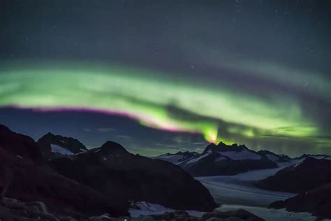 Northern Lights Tongass National Forest Alaska Usa