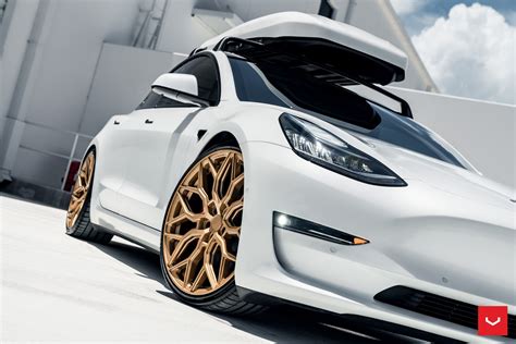 Tesla Model 3 Vossen Hf 2 Lifeonwheels Shop