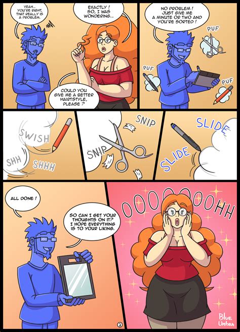 Rebecca New Hairstyle Page 02 By BlueUmbra Hentai Foundry