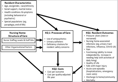 Figure 1 Conceptual Framework Effects Of Nurse Staffing On Processes Of Care And Resident