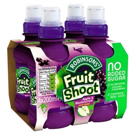 Robinsons Fruit Shoot Apple Blackcurrant No Artificial Nextbuyae