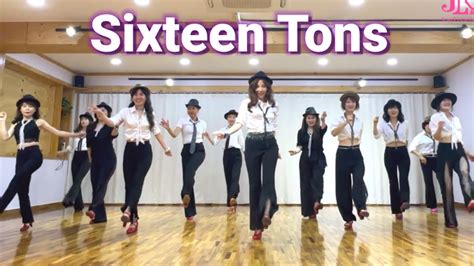 Sixteen Tons Linedance Phrased High Beginner Jldk Youtube